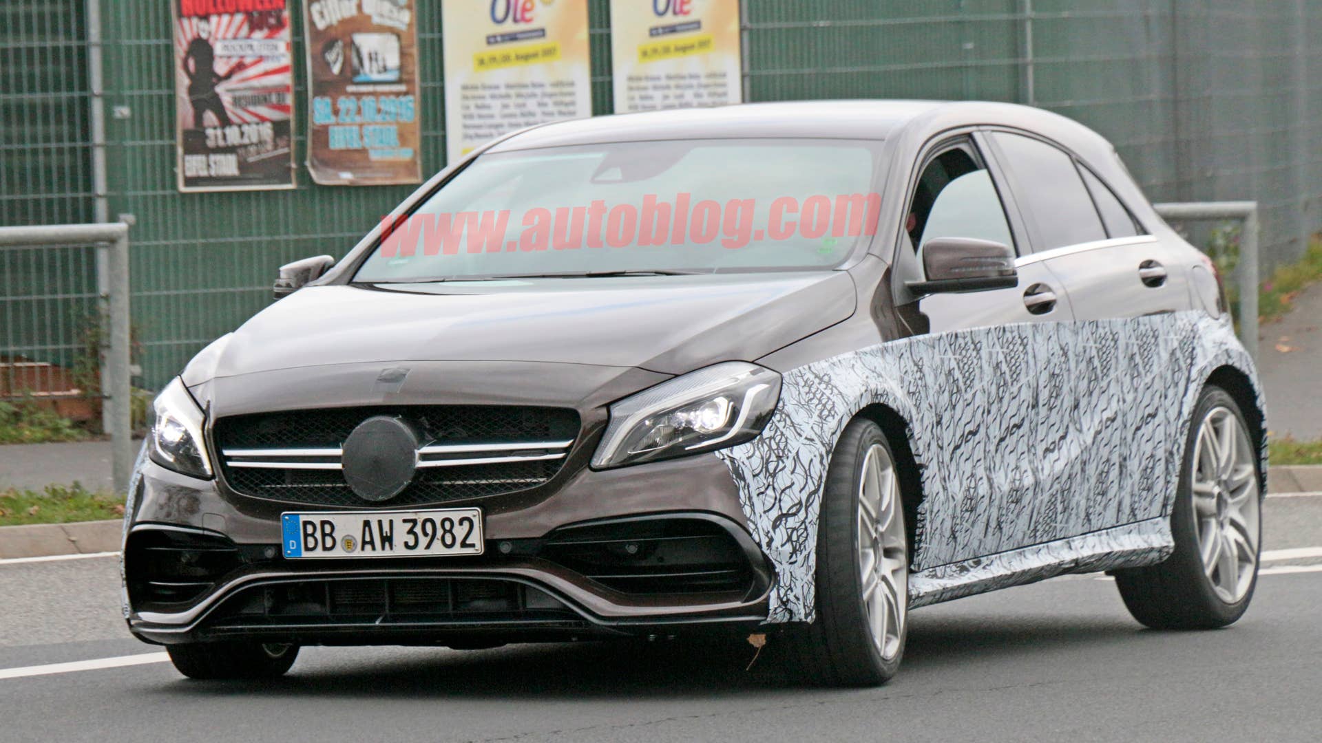 Mercedes-AMG A45 Black Series Spy Shots Front End Exterior