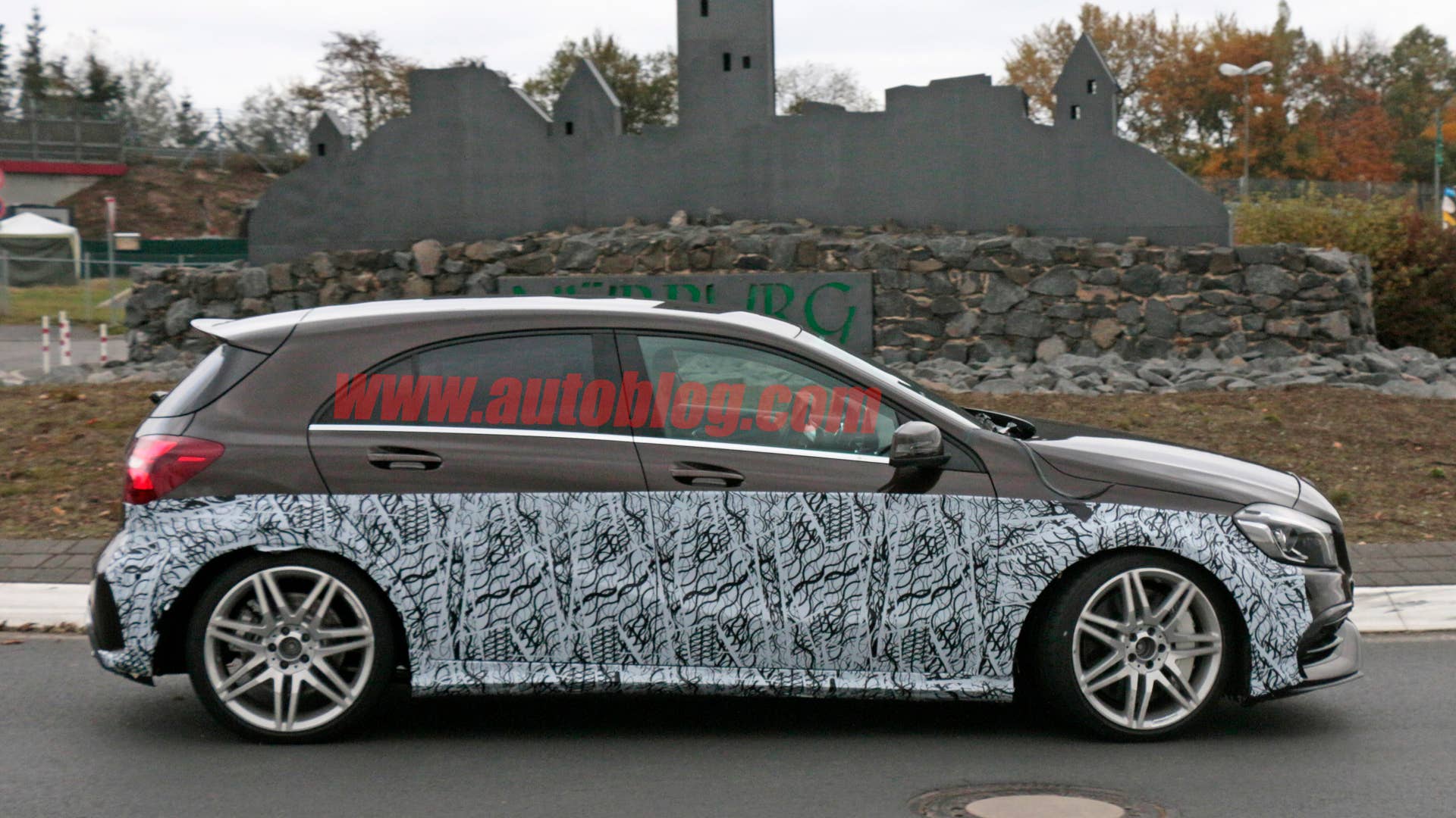 Mercedes-AMG A45 Black Series Spy Shots Side Exterior