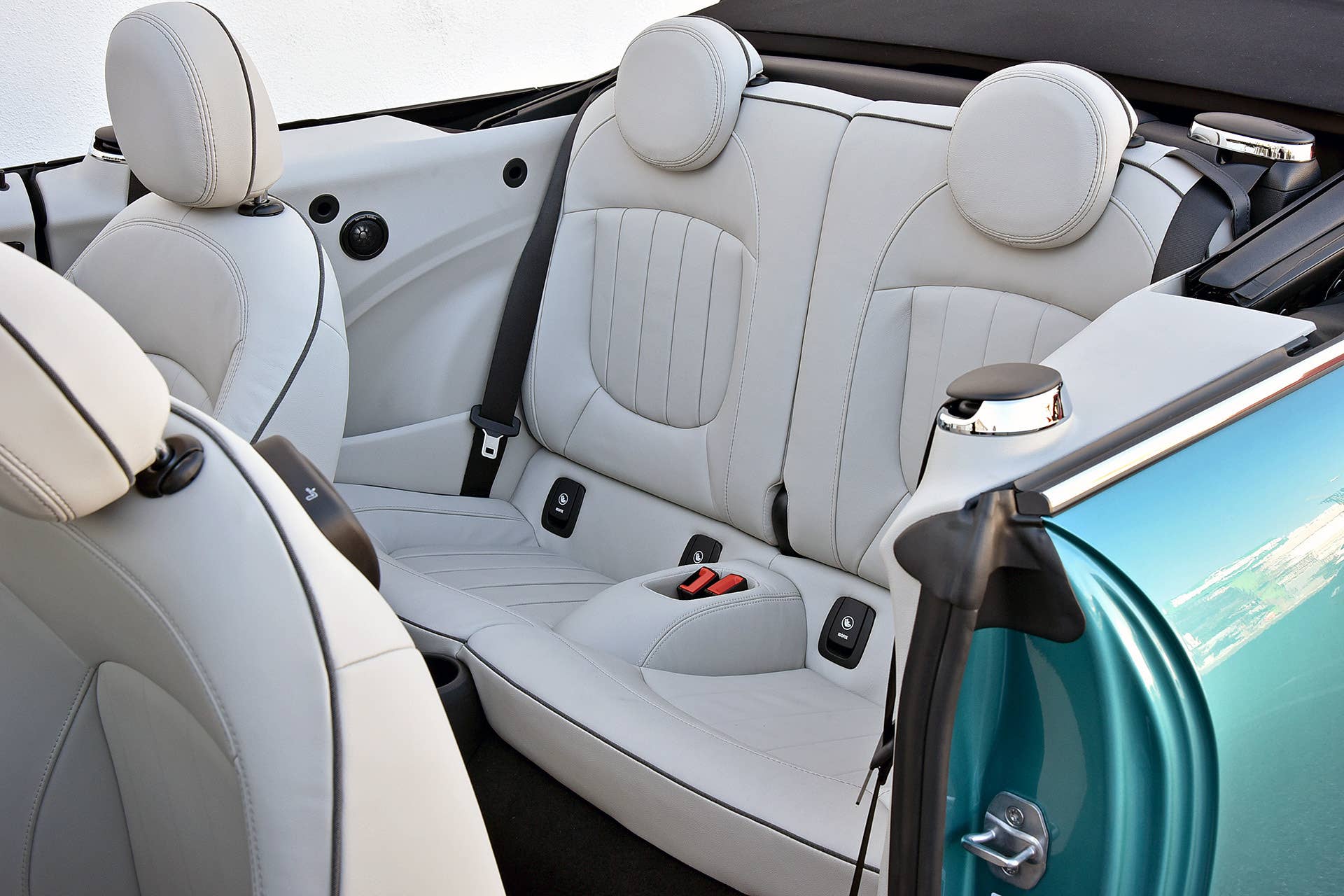 2016 Mini Cooper S Convertible rear seats