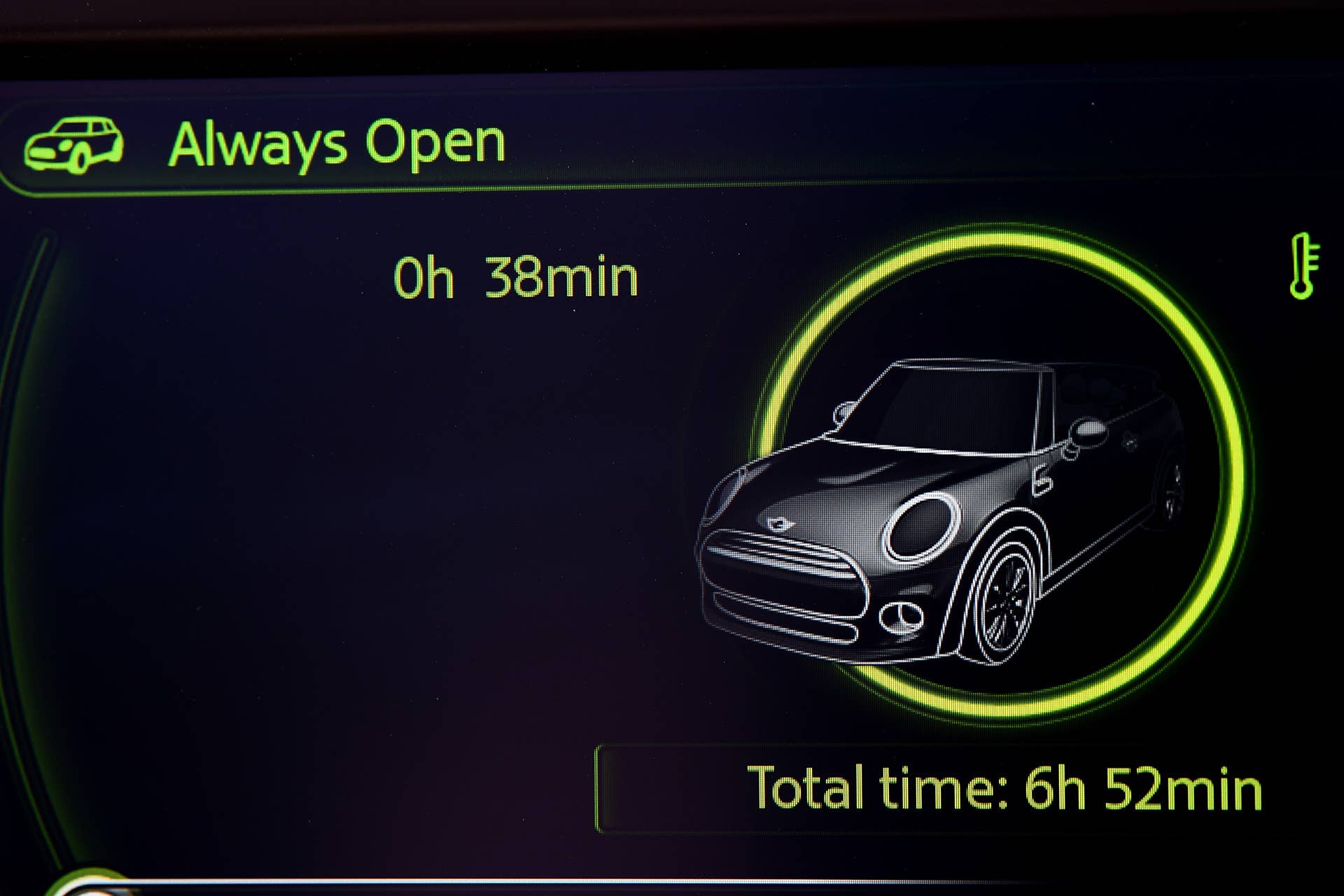 2016 Mini Cooper S Convertible infotainment system