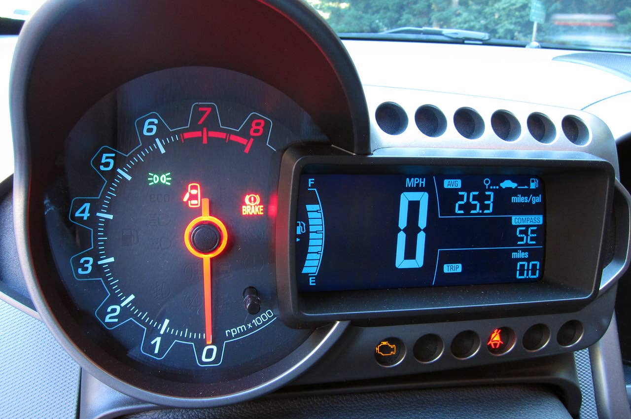 2012 Chevrolet Sonic gauges