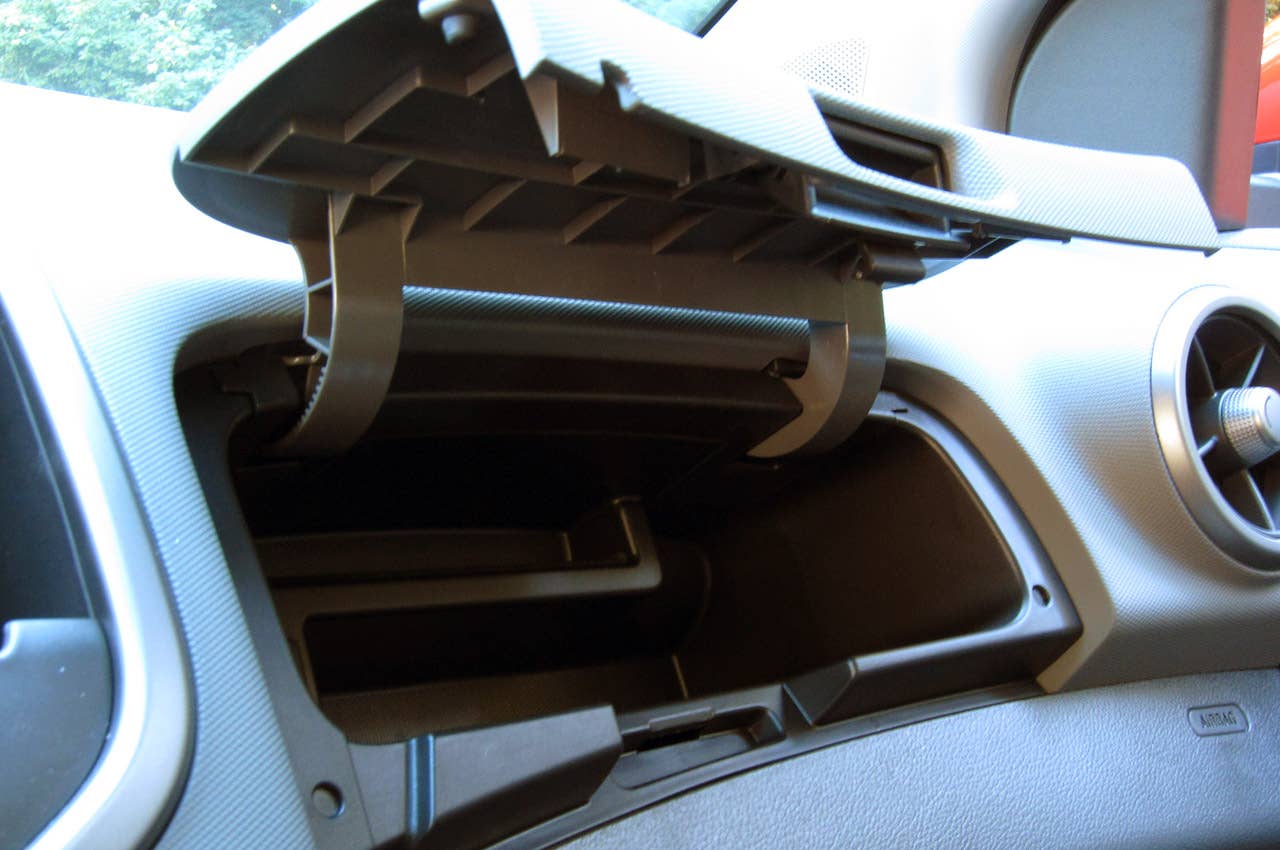 2012 Chevrolet Sonic glove box