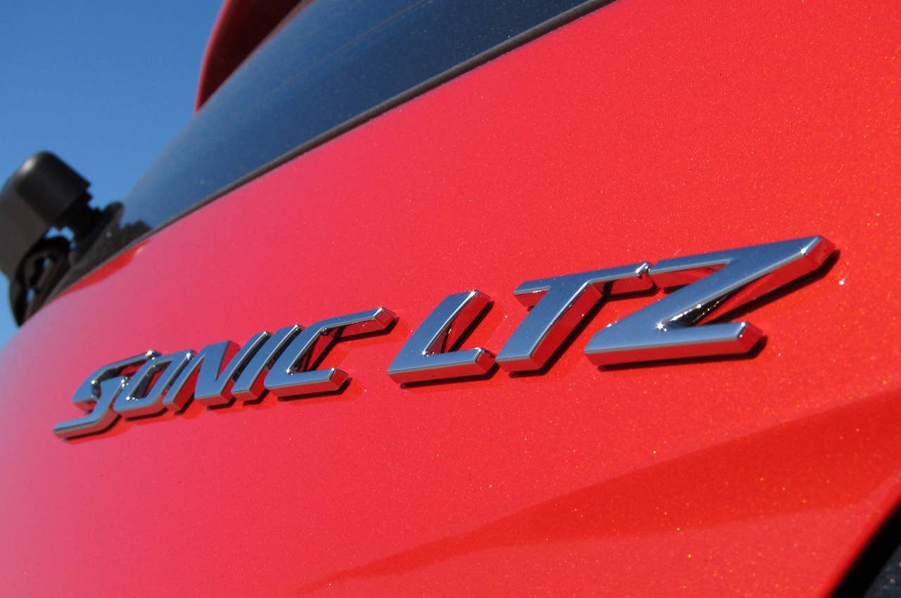 2012 Chevrolet Sonic badge