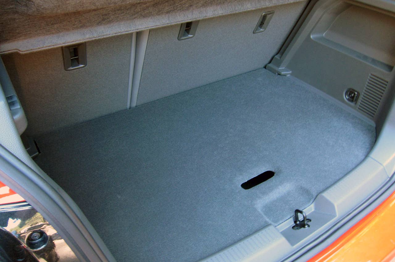 2012 Chevrolet Sonic rear cargo area