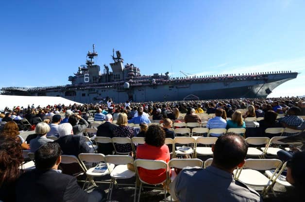 13th Marine Expeditionary Force 13th MEU Combat Camera Commissioning Cpl Leah Agler Fleet Week San Francisco Fleet Week SF Sailors San Francisco Police Department SECNAV Secretary of the Navy SFFW U.S. Marines USN USS America