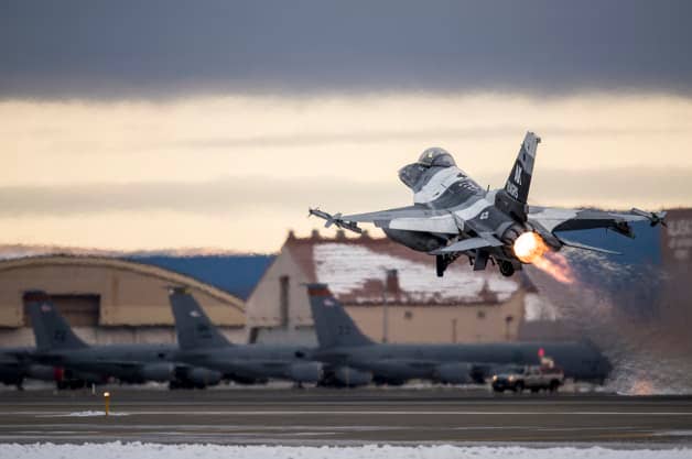 Eielson Alaska RED FLAG F-16 Falcon Aggressor