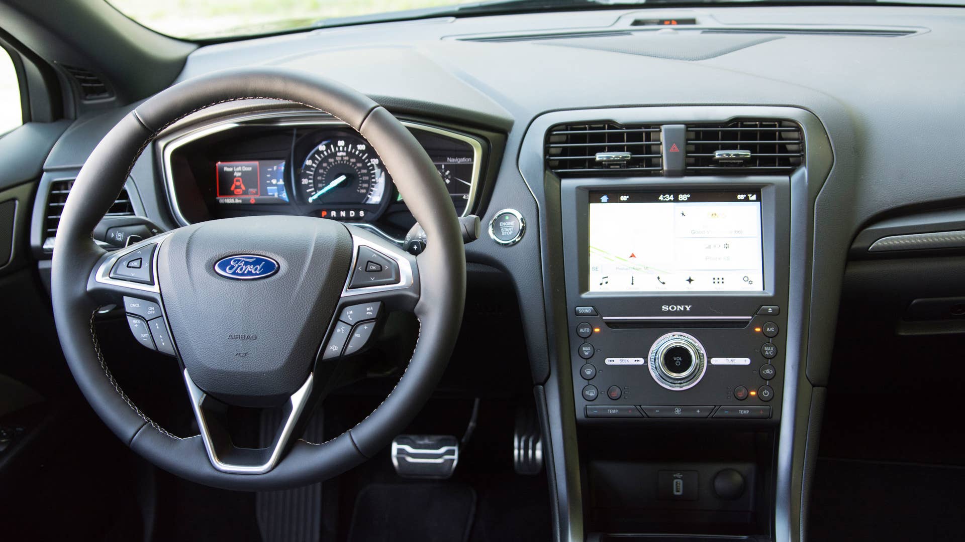 2017 ford fusion sport dashboard sync sony
