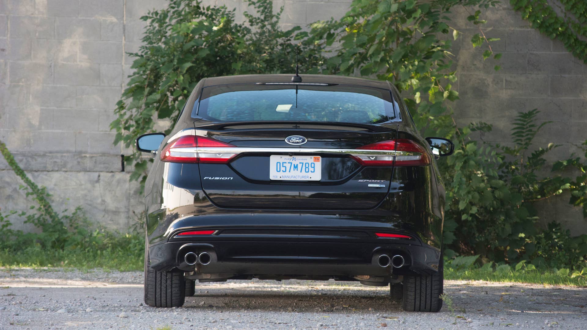 2017 ford fusion sport rear