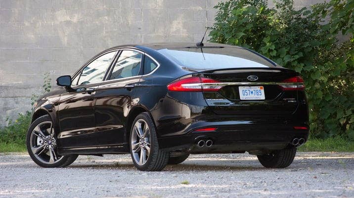 2017 Ford Fusion Sport rear three quarter