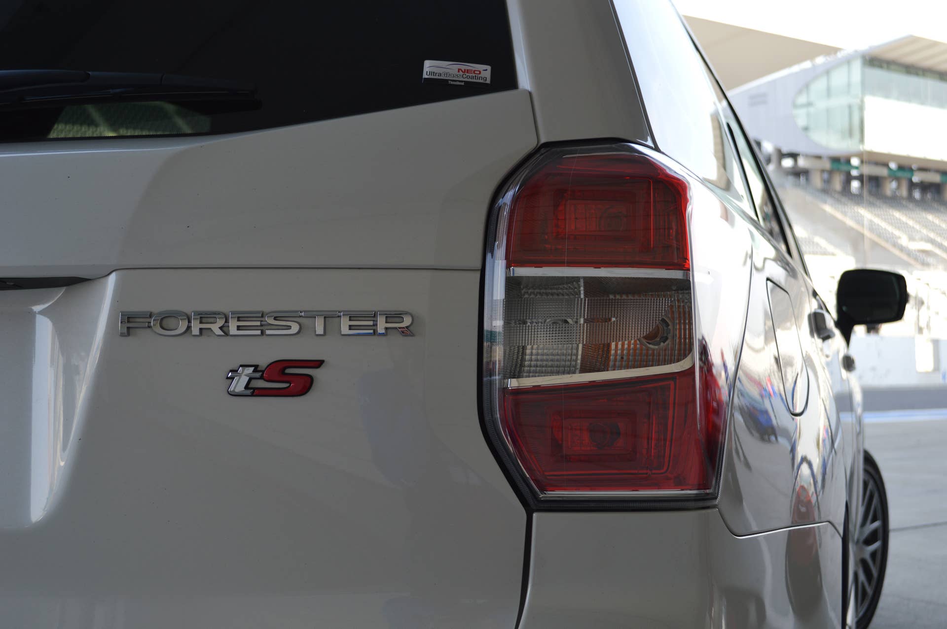 2016 Subaru Forester tS white taillight
