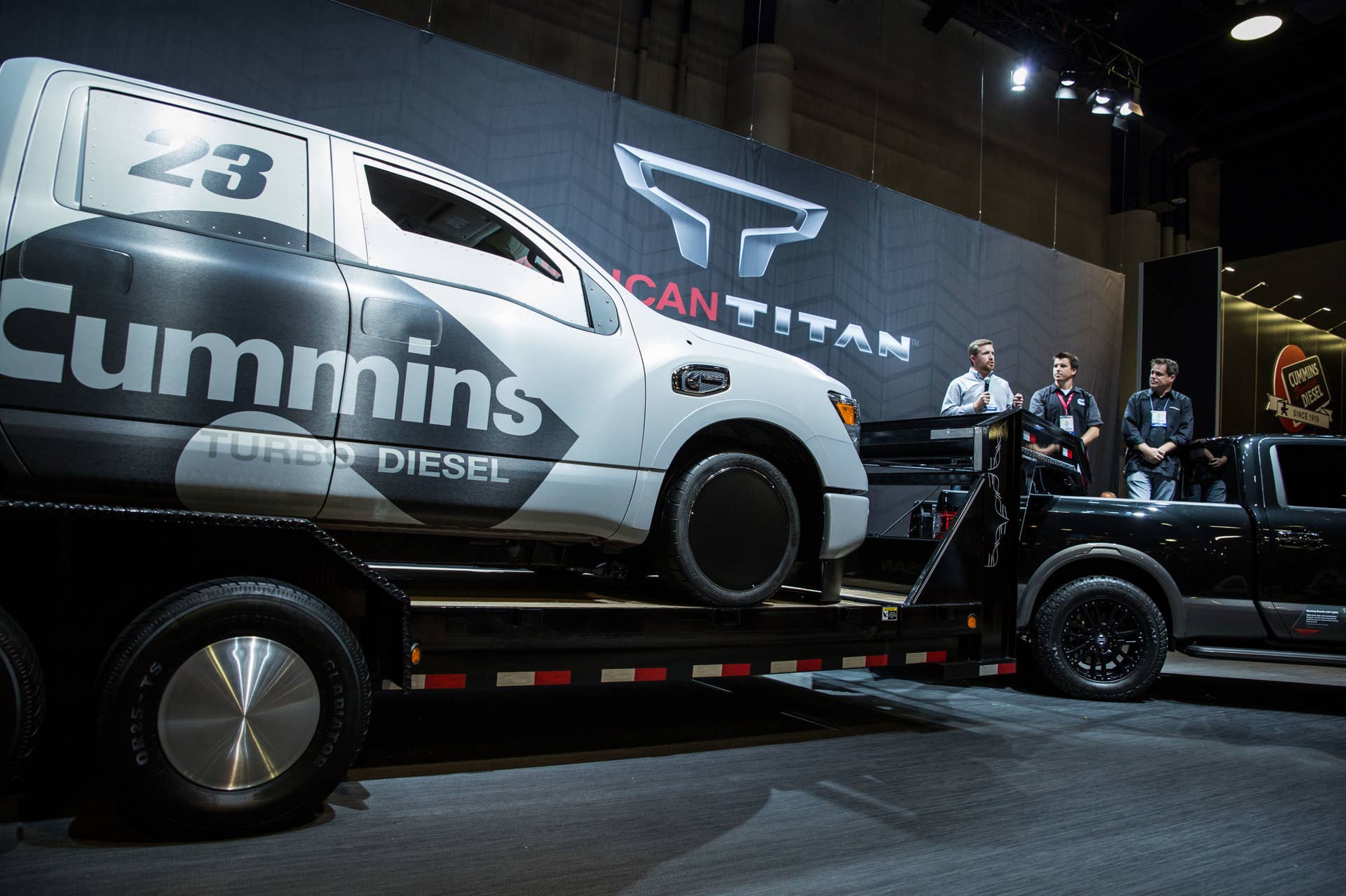 nissan titan xd cummins land speed record stage reveal