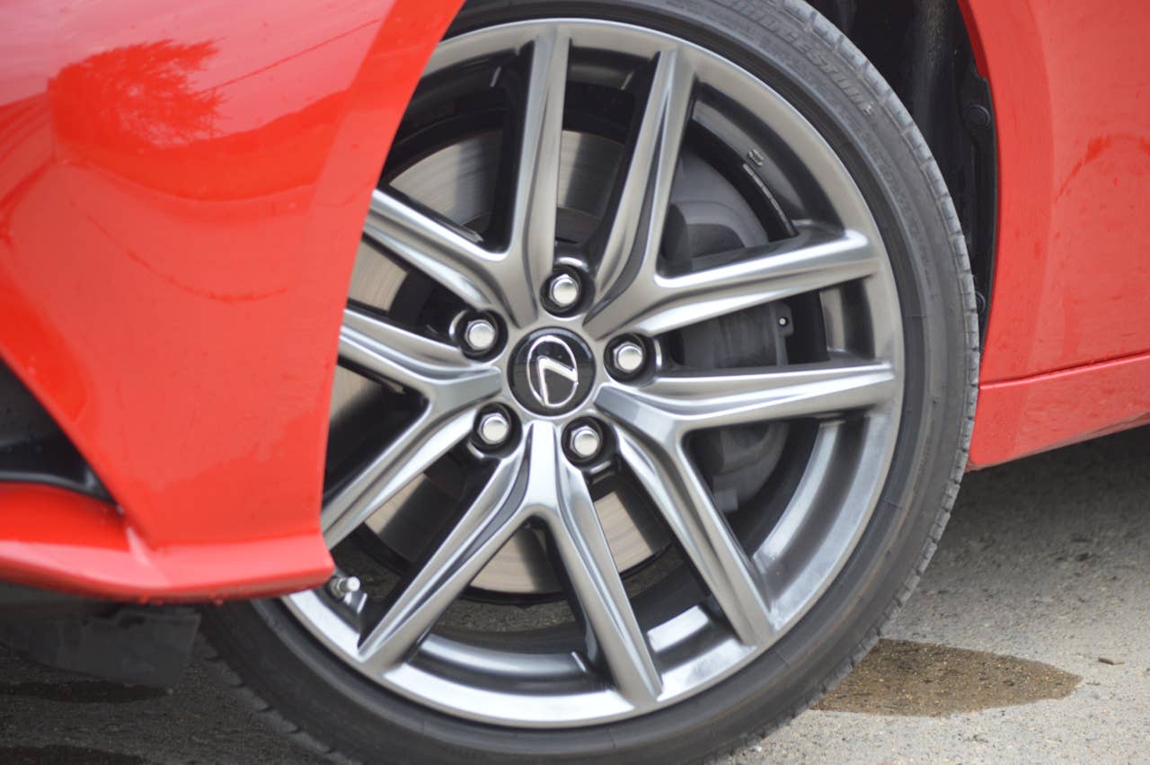 Lexus is 200t red wheel