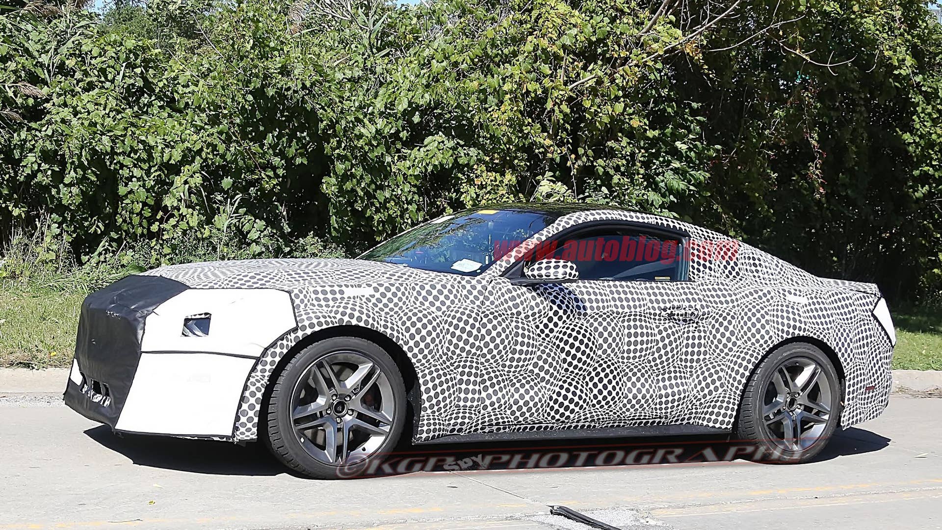 Ford Mustang facelift profile