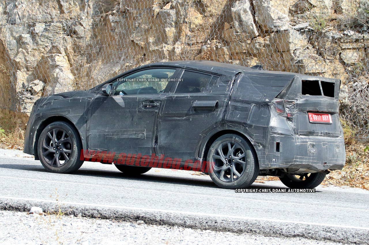 toyota c-hr spy shots rear cladding