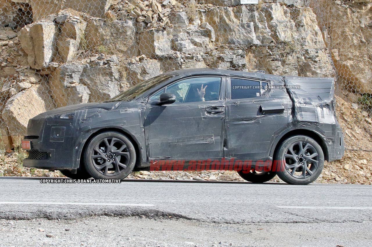 toyota c-hr spy shots side