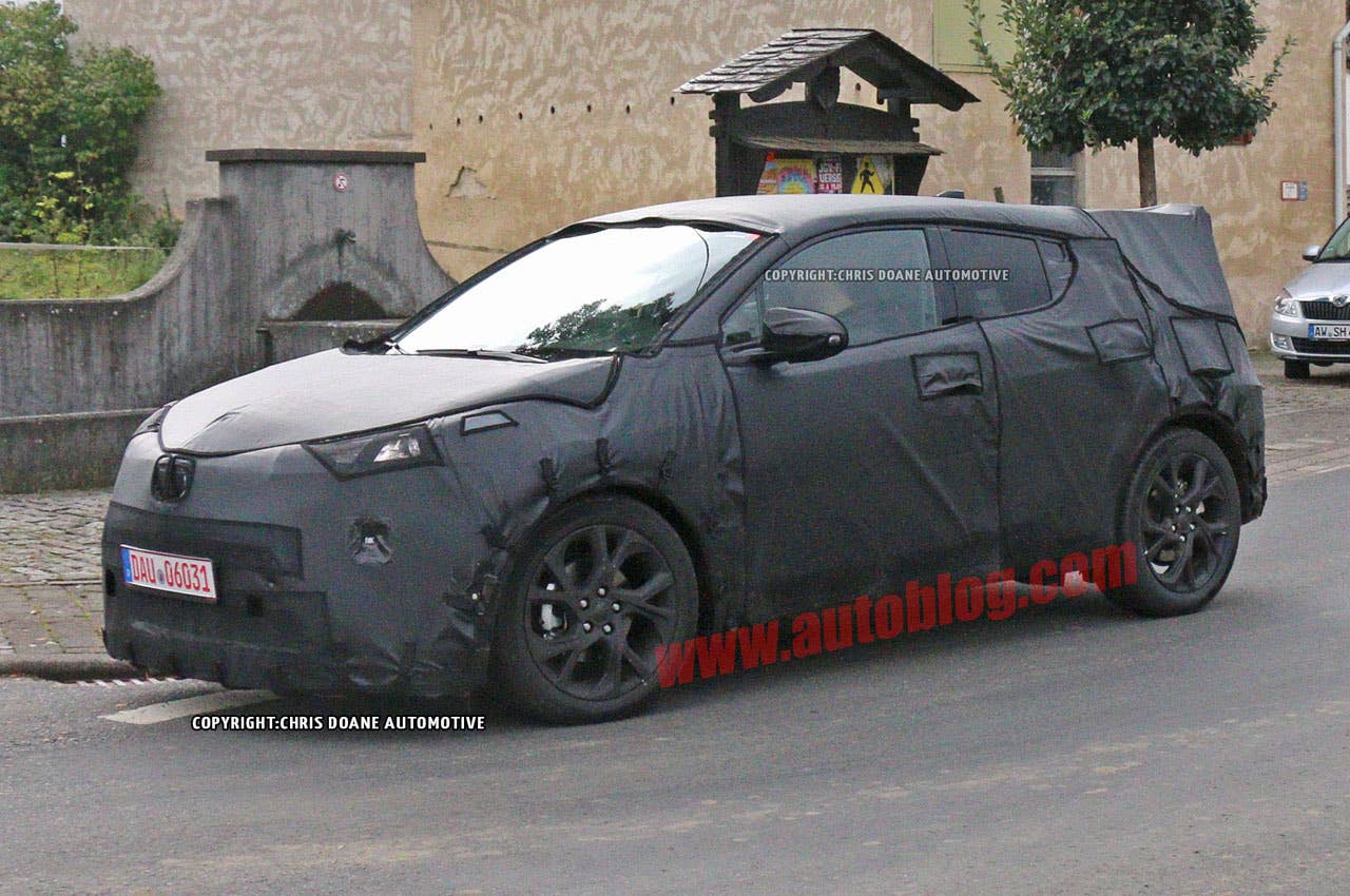 toyota c-hr spy shots front end