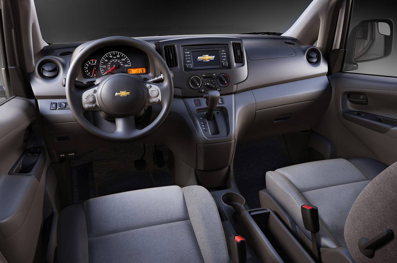 2015 Chevrolet City Express will serve as a mobile office for businesses. It provides a driver-focused front cockpit with fold-down passenger seat to create a worktop, and Chevrolets navigation system and Bluetooth hands-free calling.