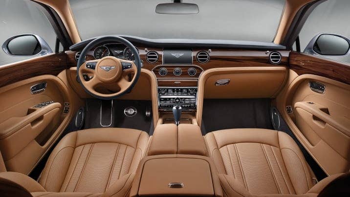 2017 Bentley Mulsanne interior