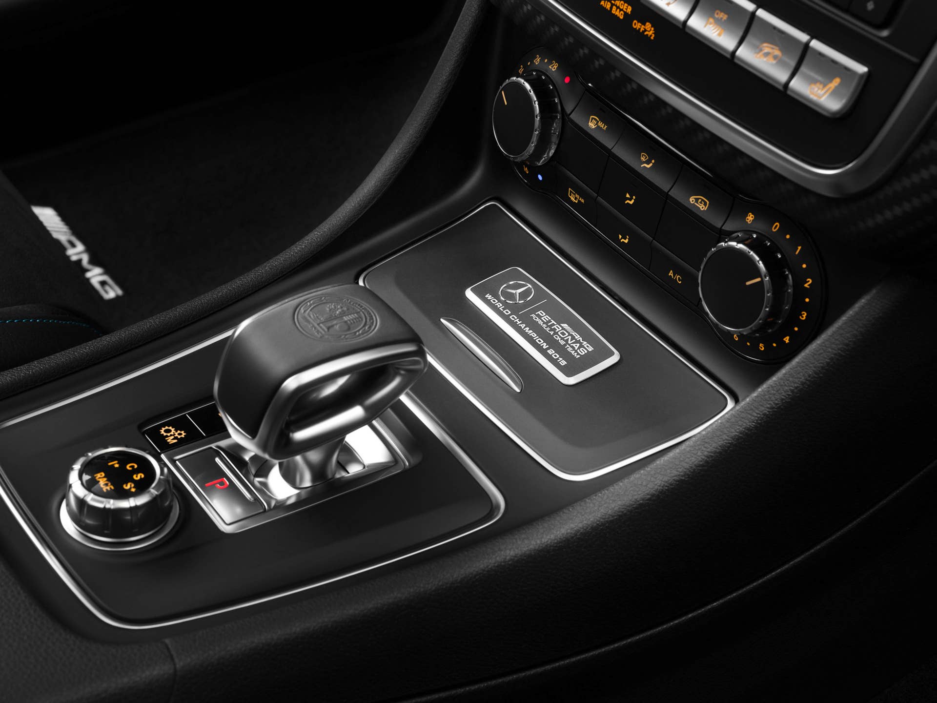 Mercedes-AMG A45 World Champion Edition center console