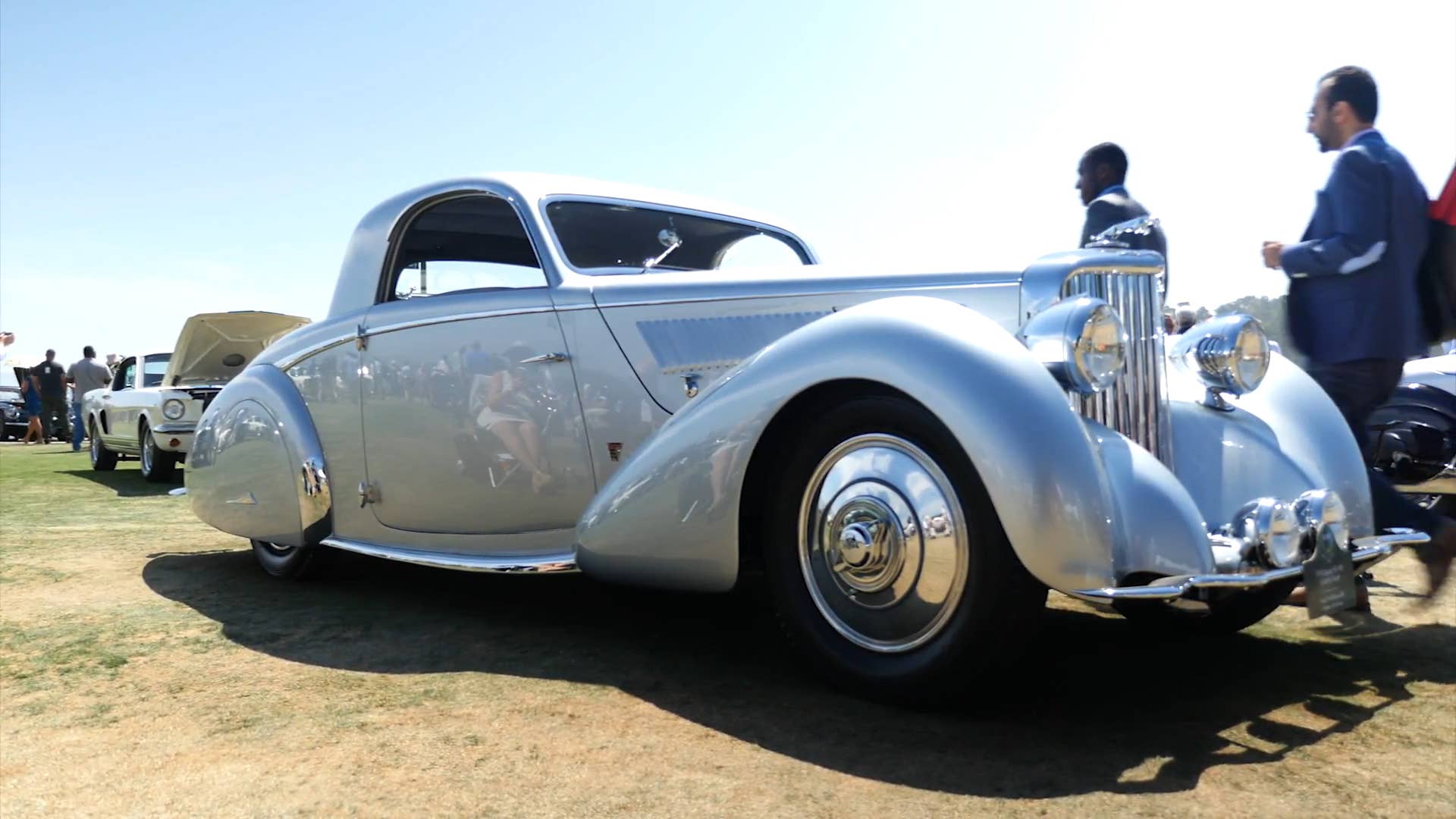 1938 Jaguar SS 100 Graber Coupe | Pebble Beach 2015 | Beauty-Roll