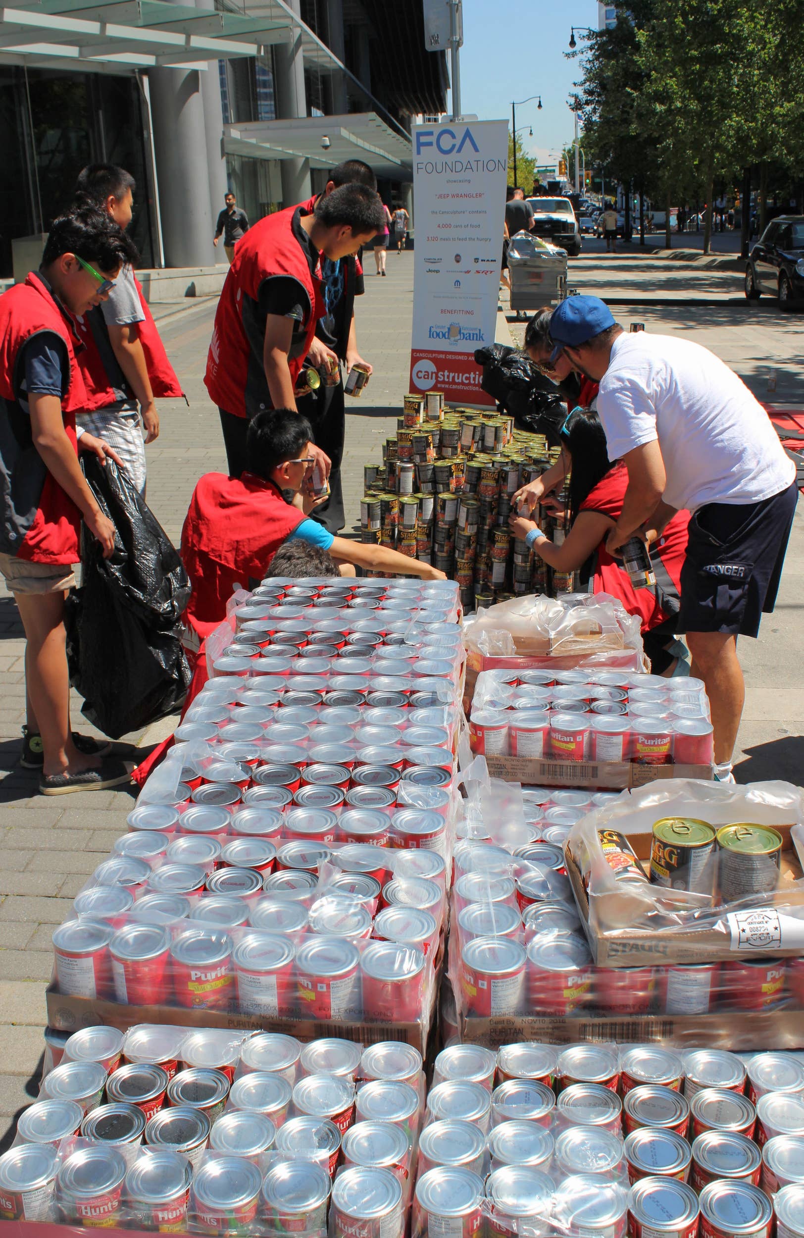 Jeep Wrangler Canstruction Canada Day