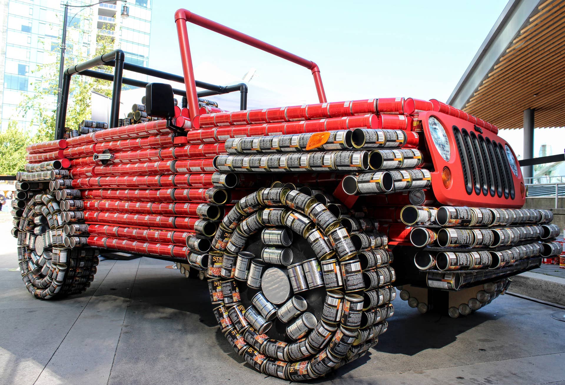 Jeep Wrangler cans