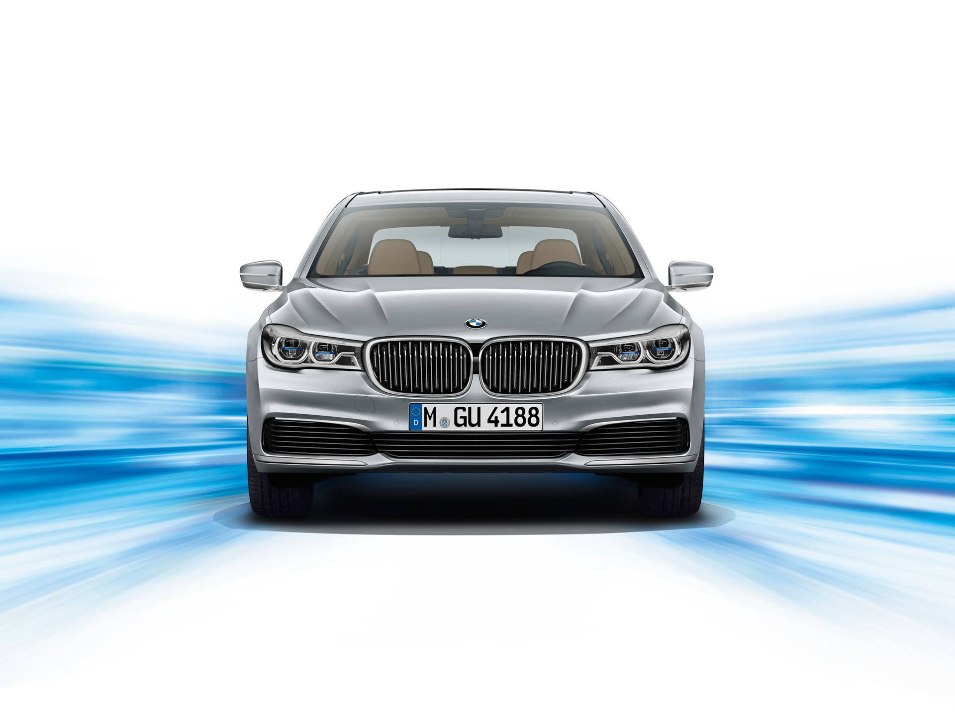 front bmw 7 series hybrid electric