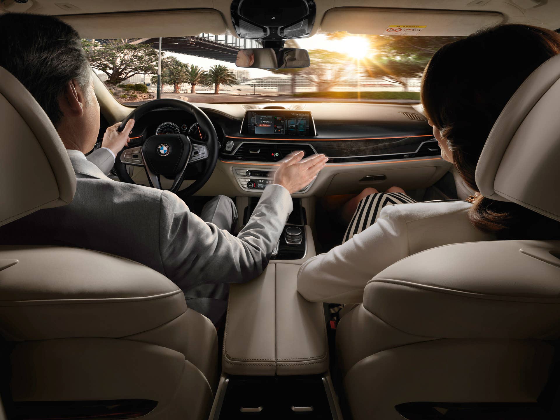bmw gesture control 7 series 2016