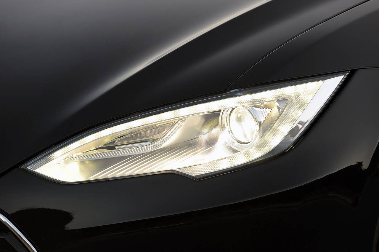 2012 Tesla Model S headlight