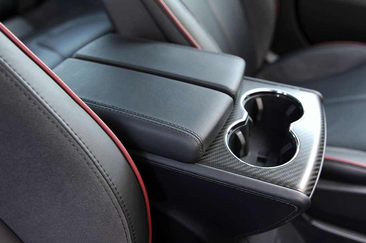 2012 Tesla Model S center arm rest