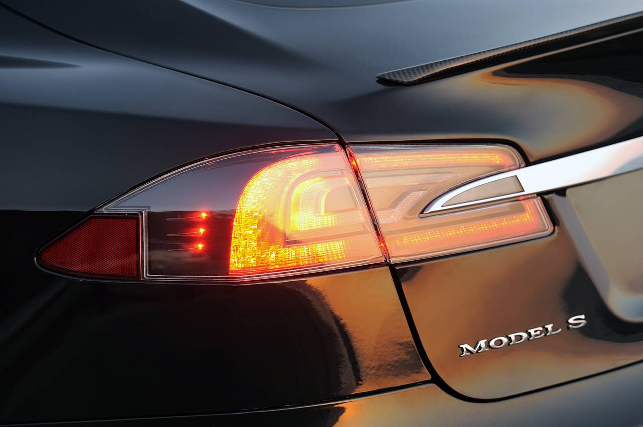 2012 Tesla Model S taillight