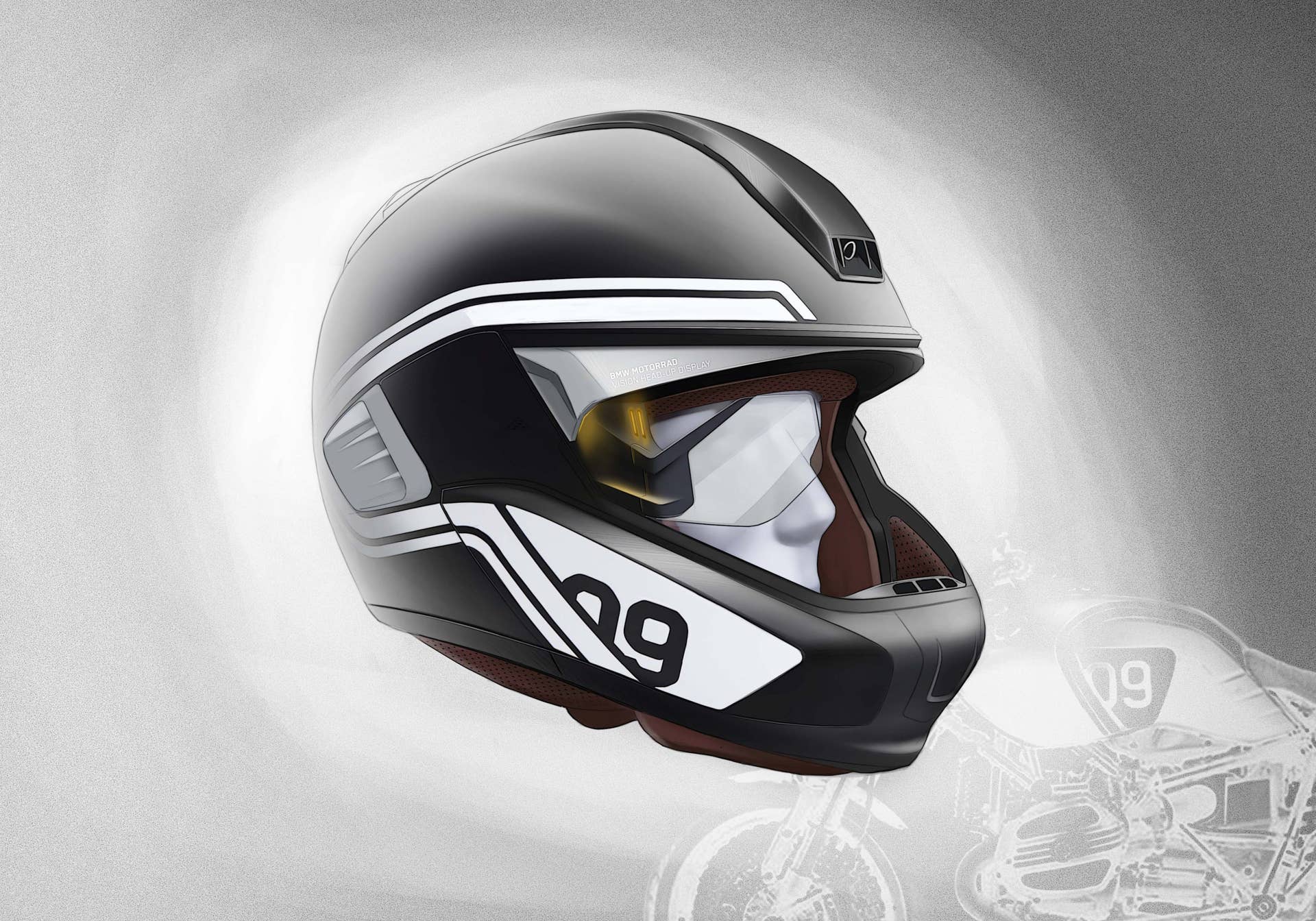 bmw connectedride helmet eye