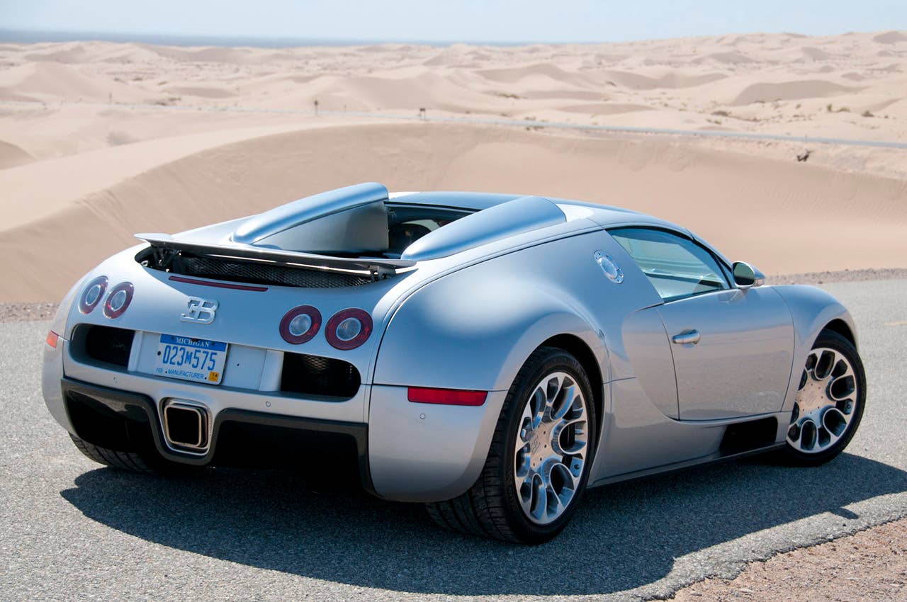 Bugatti Veyron 16.4 Grand Sport rear 3/4 view