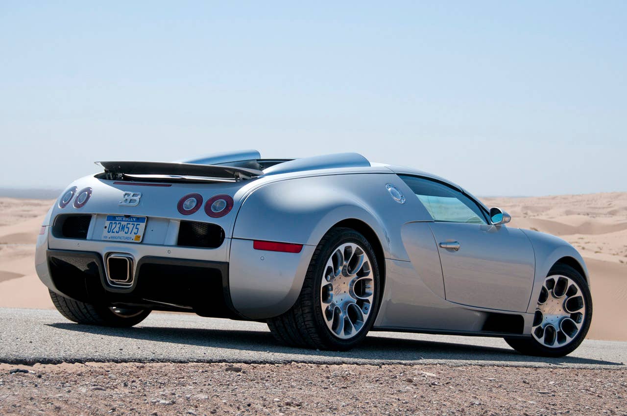 Bugatti Veyron 16.4 Grand Sport rear 3/4 view