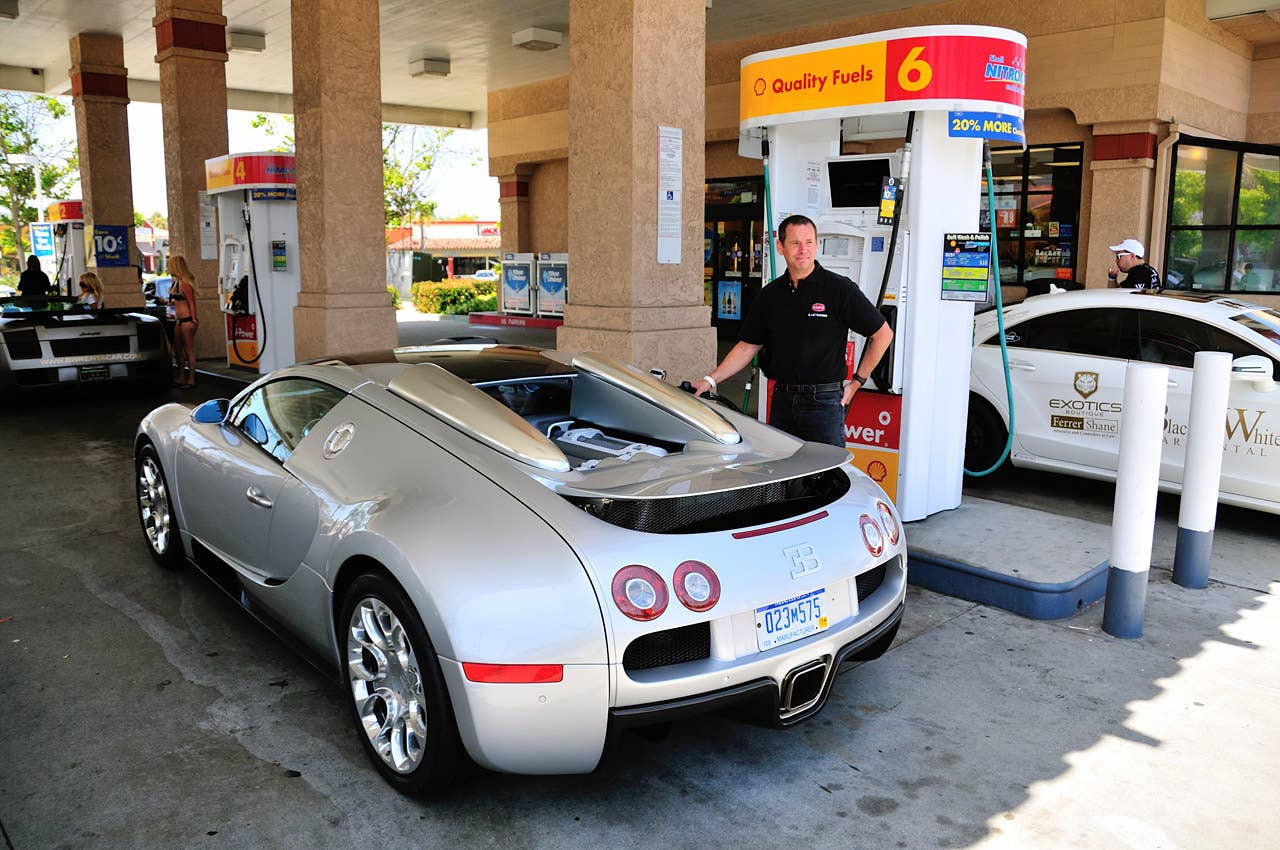 Bugatti Veyron 16.4 Grand Sport rear 3/4 view