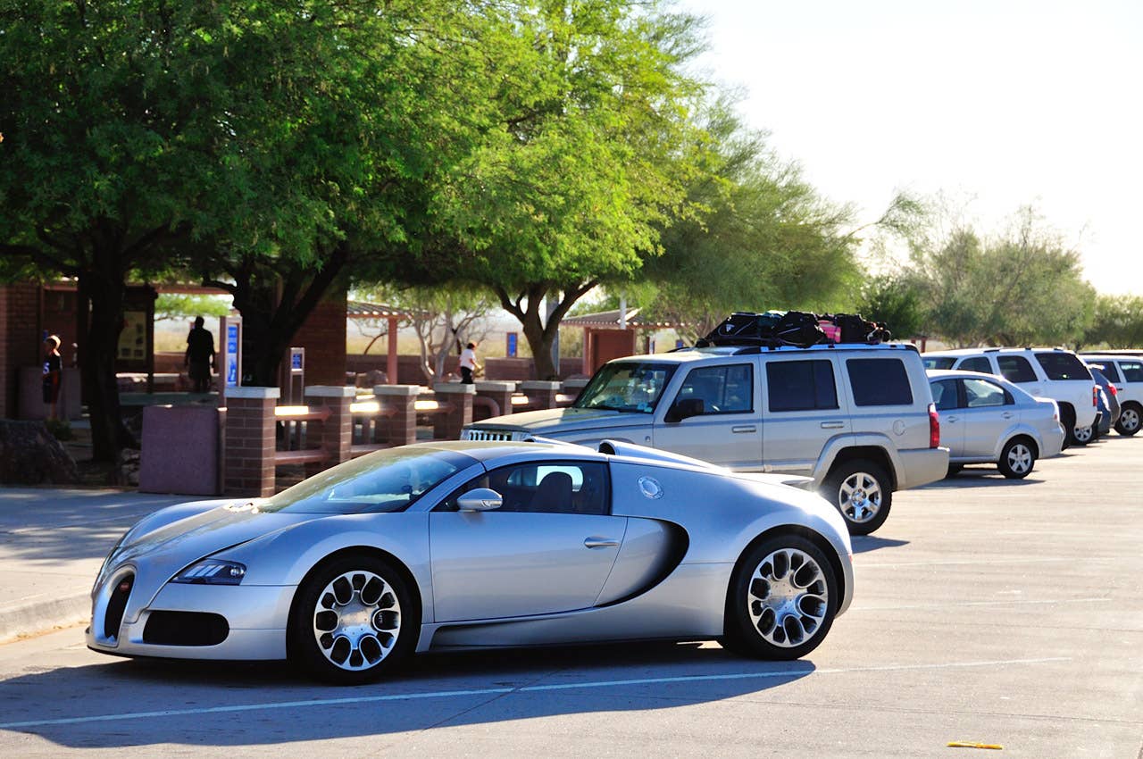 Bugatti Veyron 16.4 Grand Sport front 3/4 view