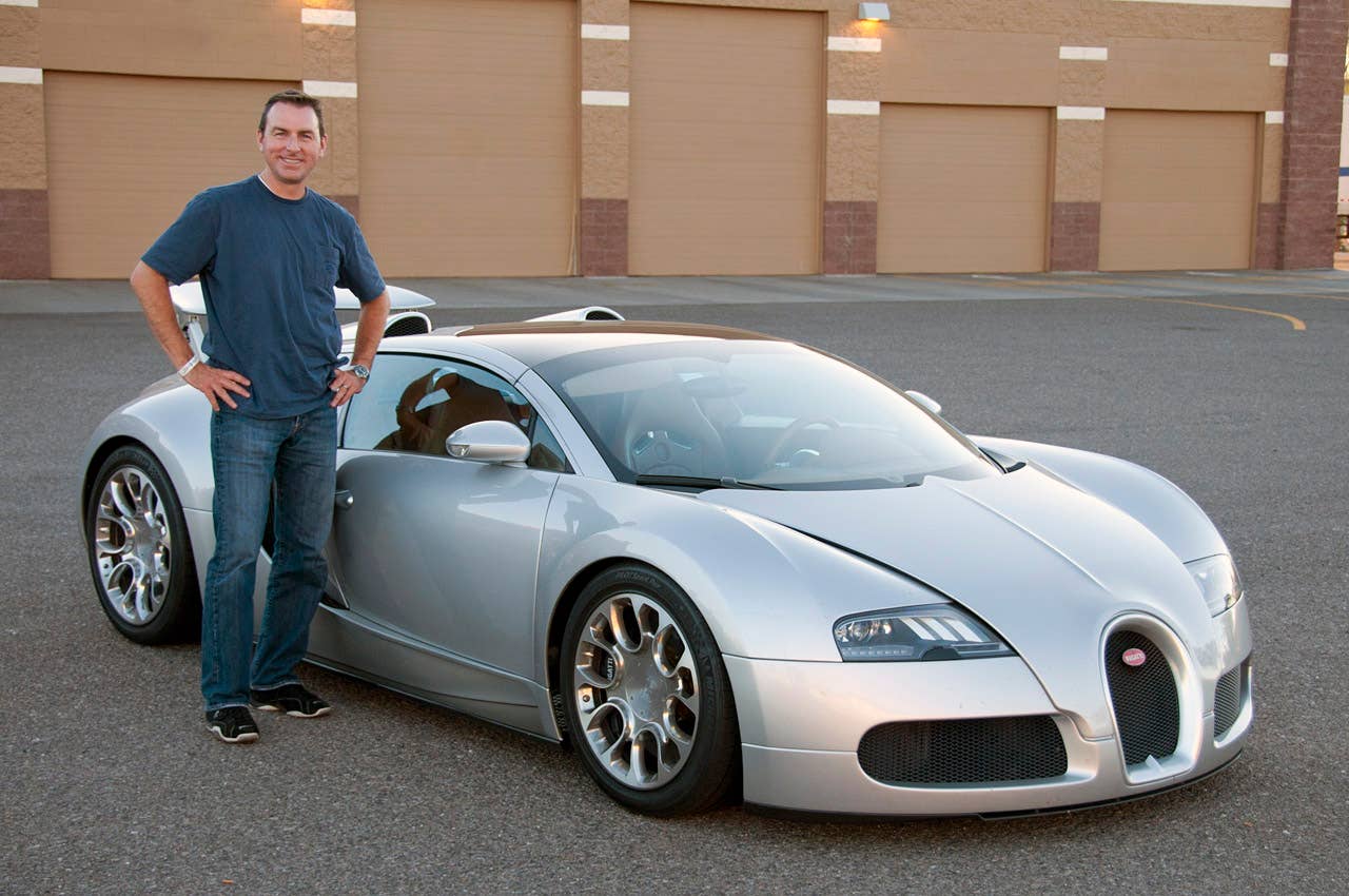 Bugatti Veyron 16.4 Grand Sport front 3/4 view