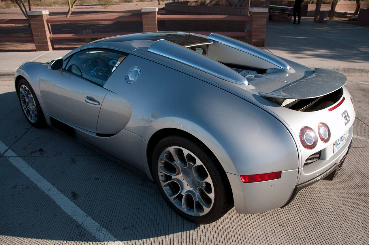 Bugatti Veyron 16.4 Grand Sport rear 3/4 view