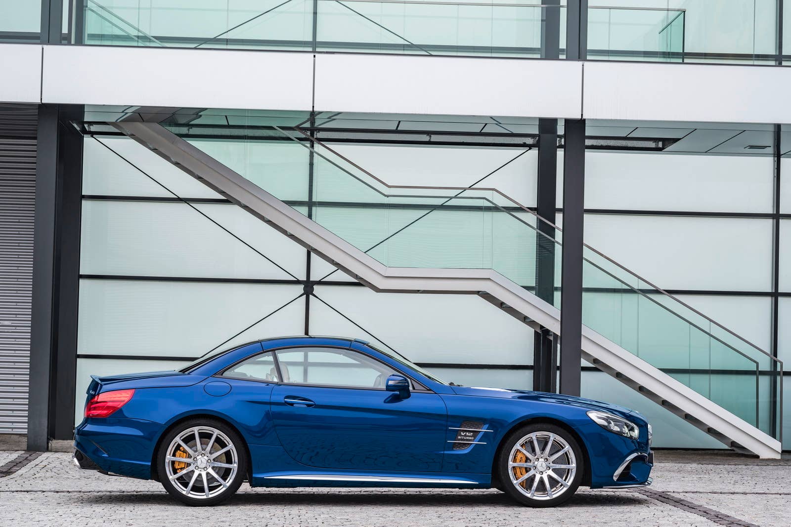 blue 2017 mercedes sl top up profile