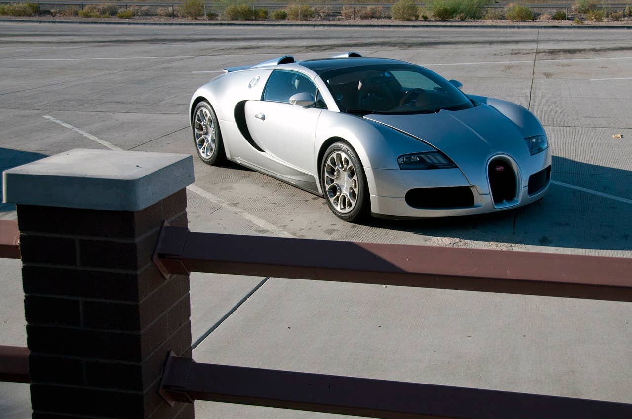 Bugatti Veyron 16.4 Grand Sport front 3/4 view