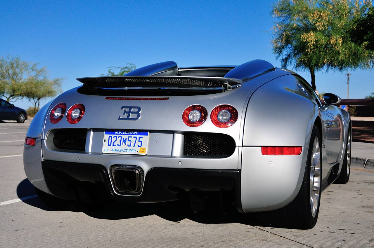 Bugatti Veyron 16.4 Grand Sport rear 3/4 view