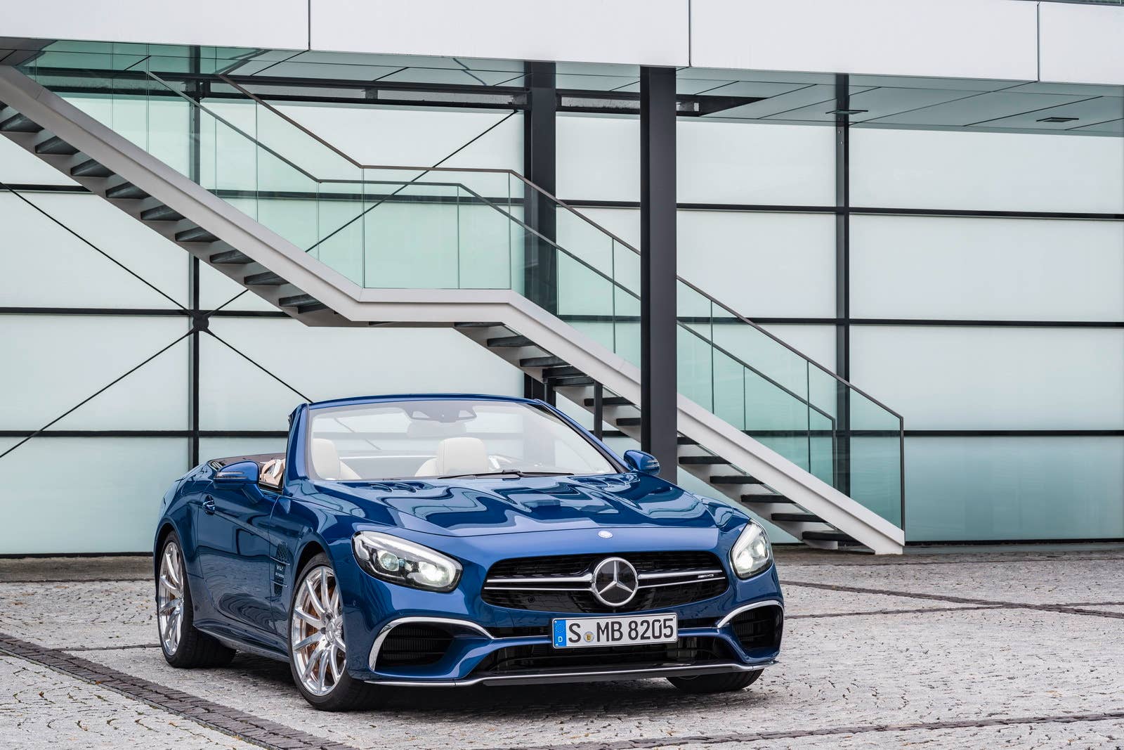 blue 2017 mercedes sl