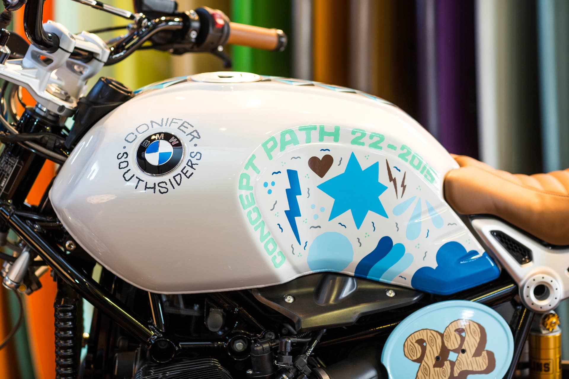BMW Concept Path 22 side tank detail