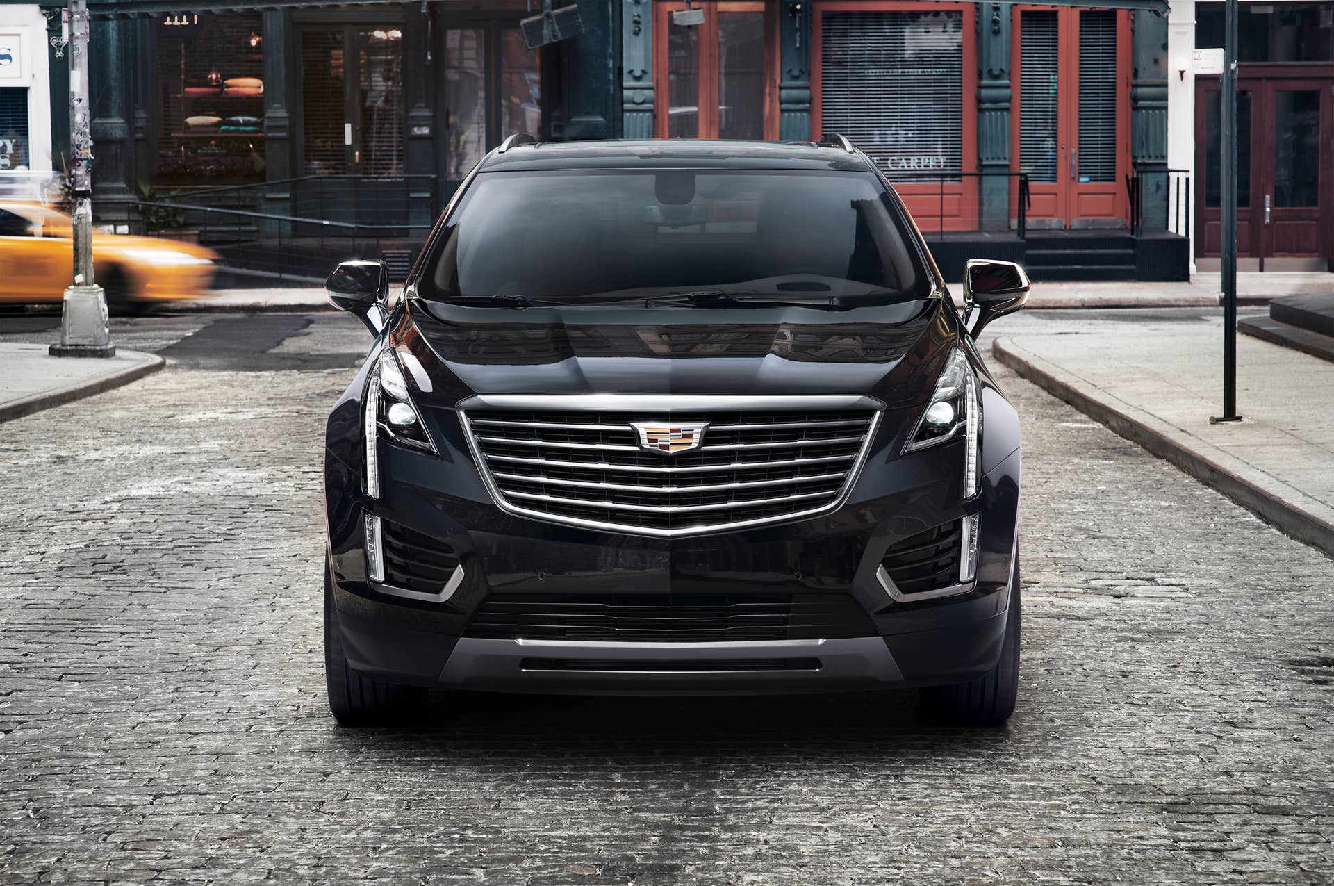 xt5 crossover cadillac parked new york city