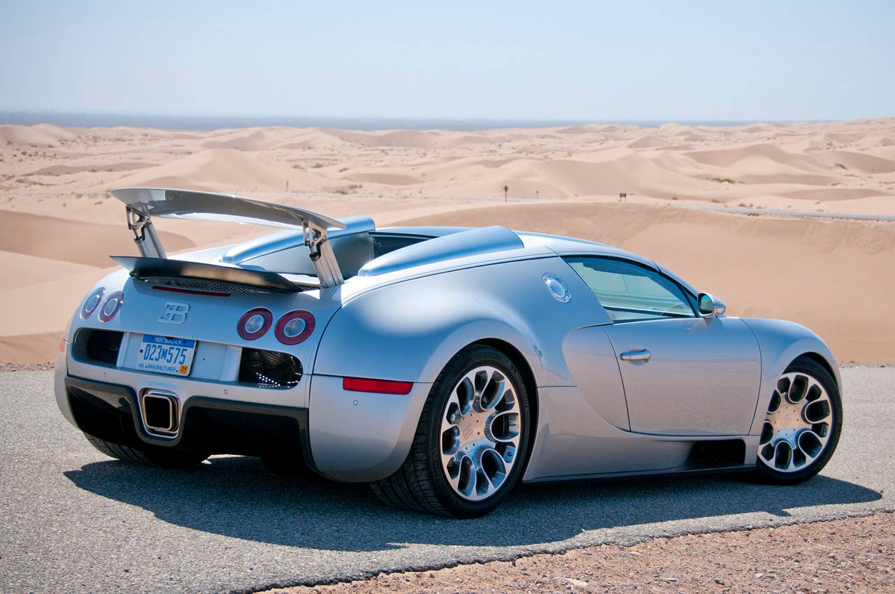 Bugatti Veyron 16.4 Grand Sport rear 3/4 view