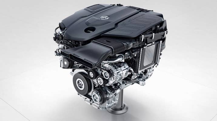 Mercedes-Benz Sechszylinder-Dieselmotor, OM656 ; Mercedes-Benz six-cylinder diesel engine, OM656;