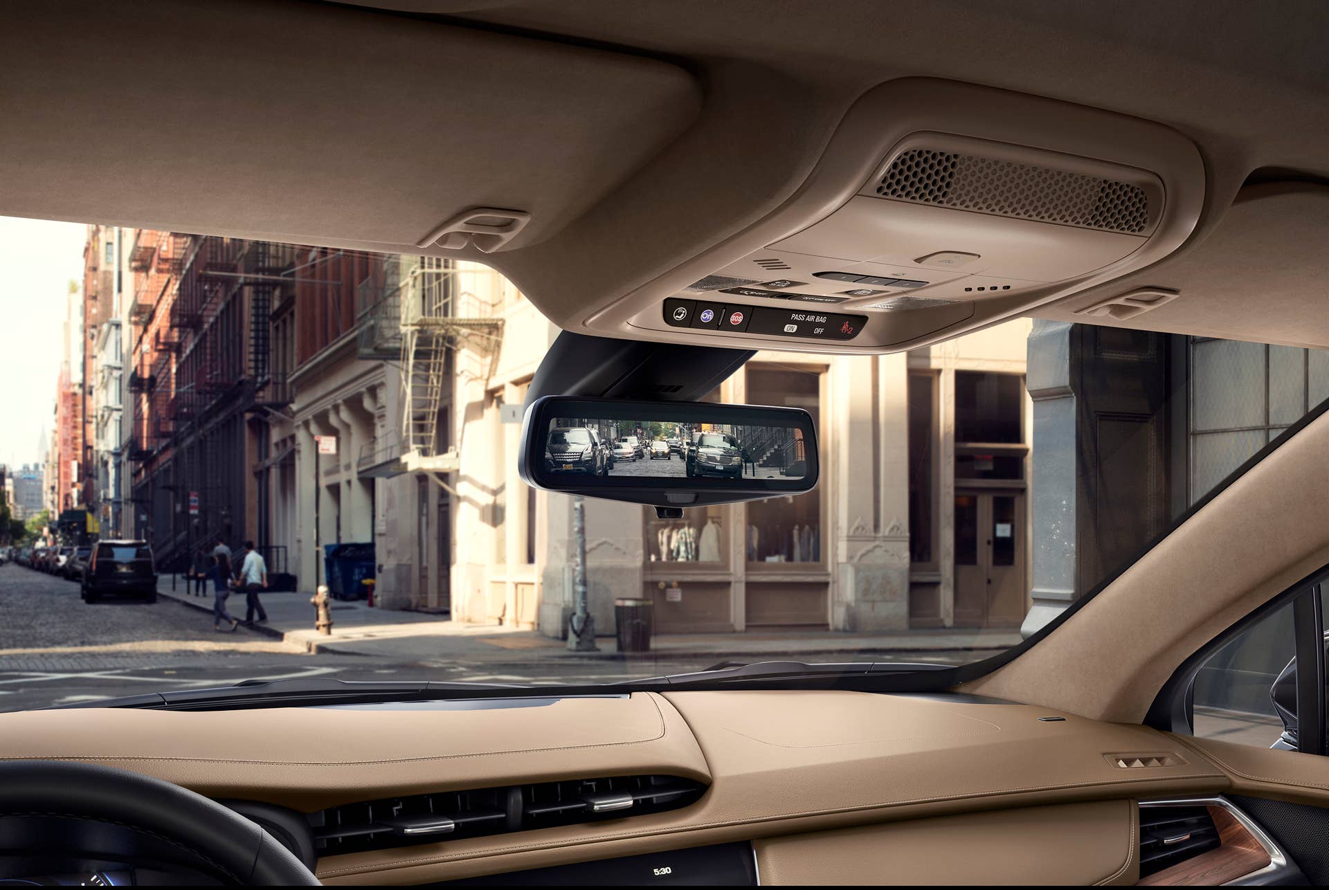 xt5 crossover cadillac dash windshield mirror