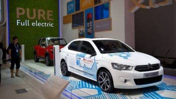 citroen dongfeng e-elysee e-mehari ev baijing motor show china