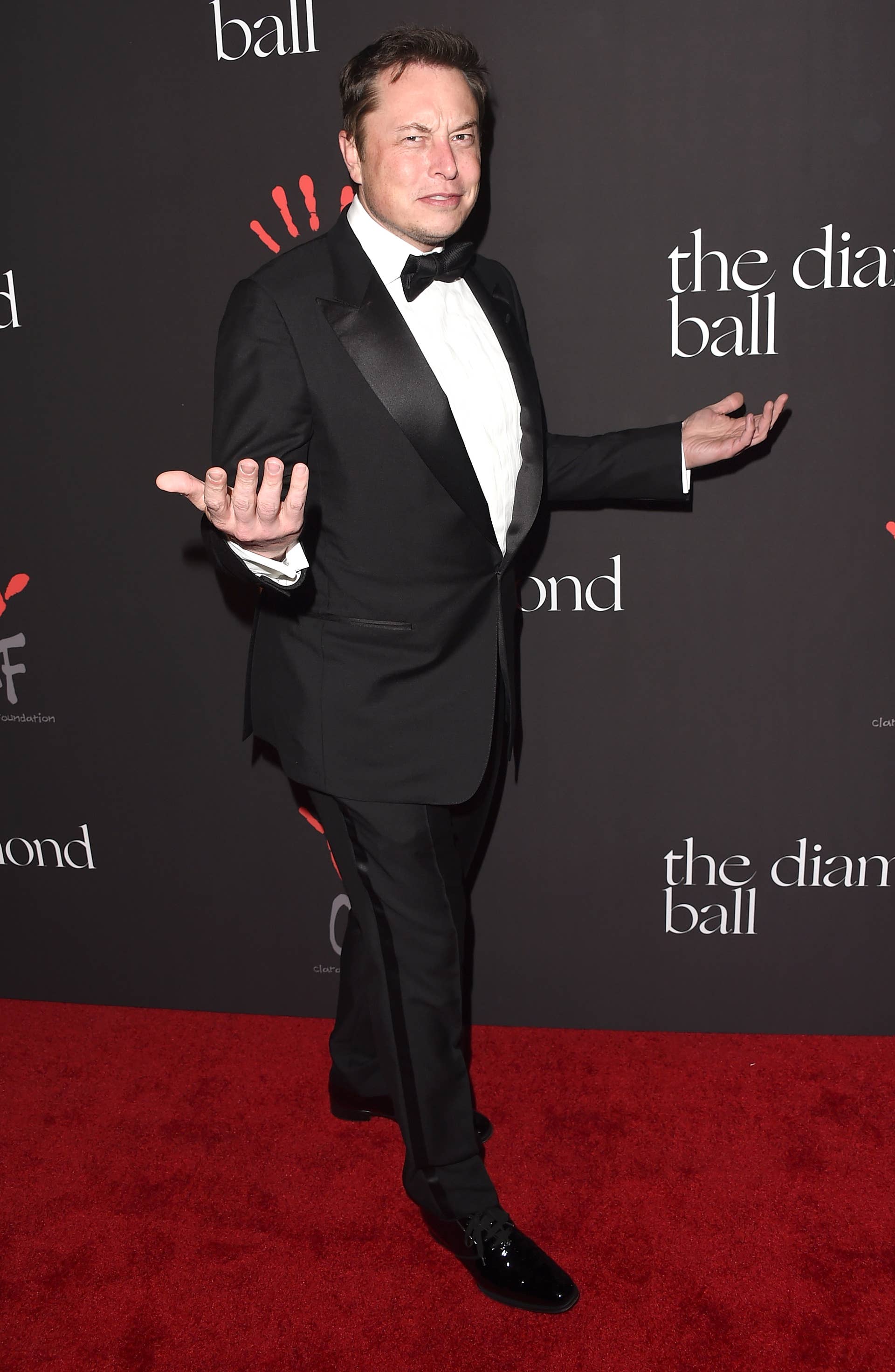 BEVERLY HILLS, CA - DECEMBER 11: Tesla Motor Company and Solar City CEO Elon Musk attends Rihanna's First Annual Diamond Ball at The Vineyard on December 11, 2014 in Beverly Hills, California. (Photo by Jason Merritt/Getty Images)