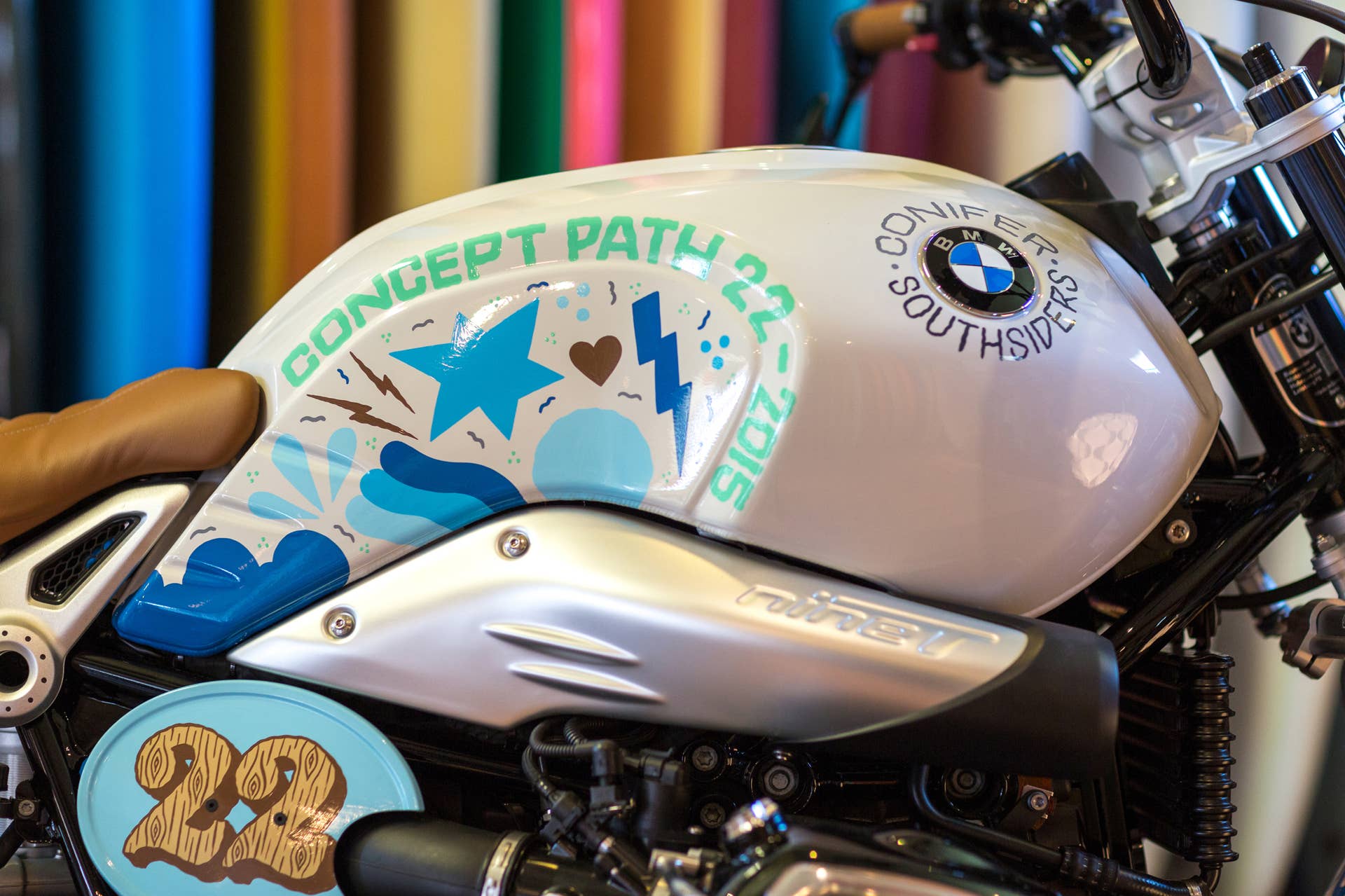 BMW Motorrad Concept Path 22 side tank detail